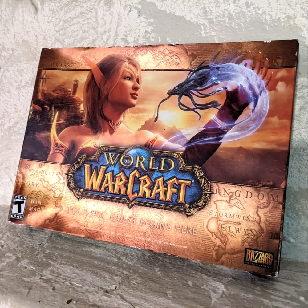 World of Warcraft || First Edition || PC Videogame Disc Set.